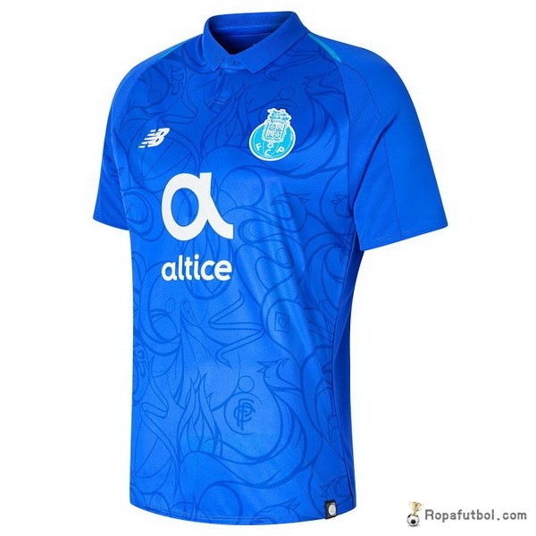 Camiseta FC Oporto Replica Tercera Ropa 2018/19 Azul